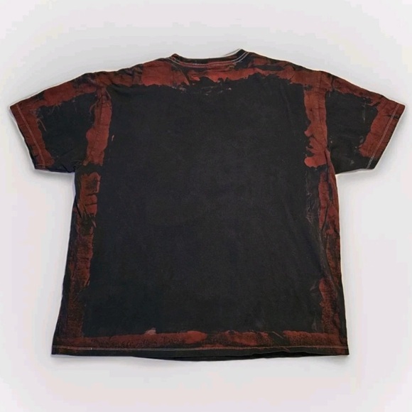 Sinister Fabels If I Only Had A Heart Graphic Tie Dyed Tee - Picture 2 of 2